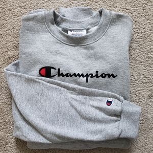 Silver Gray Champion Crewneck